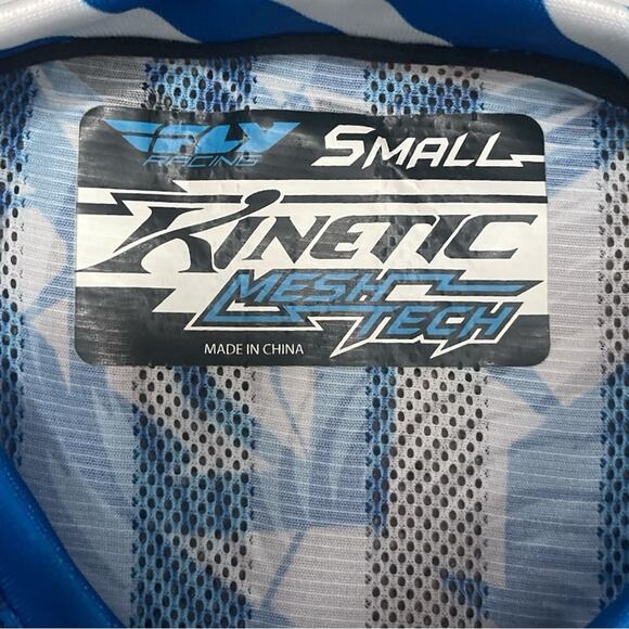 Fly Racing Men’s Kinetic Mesh Tech Jersey Size Small Motocross Dirt Bike - Picture 5 of 7